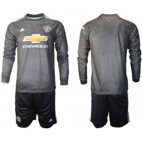 Jalkapallo Pelipaidat Manchester United Lasten Vieraspaita 2020-2021 Pitkähihainen